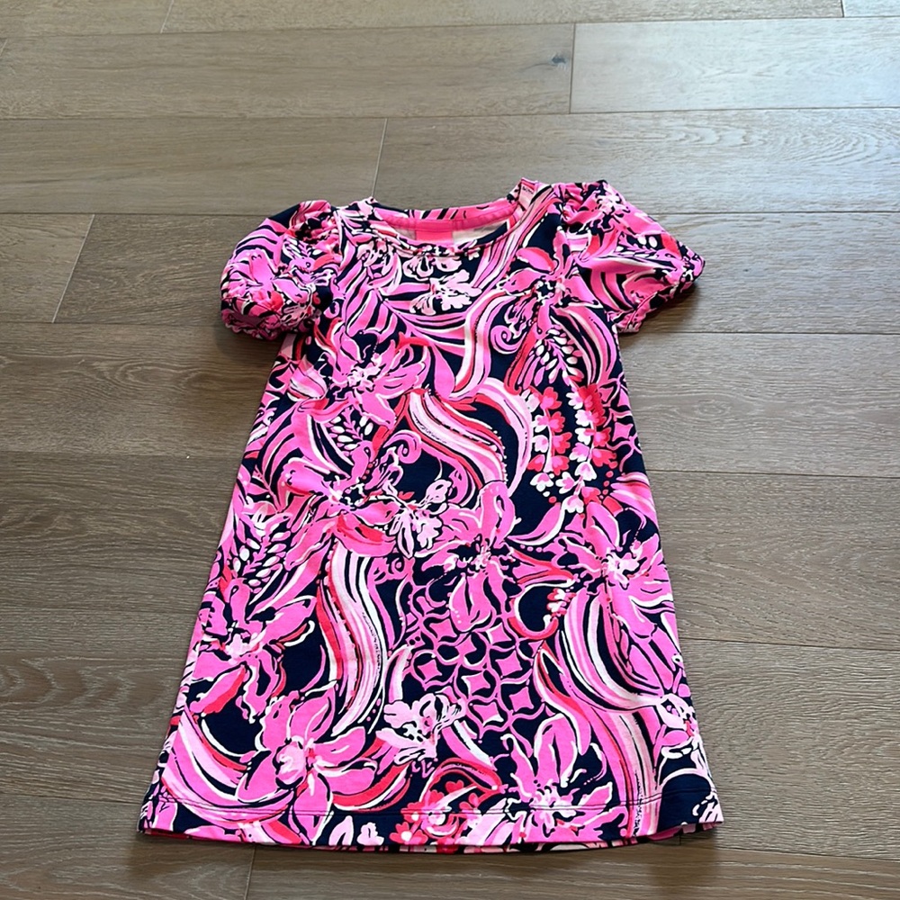Lilly Pulitzer “Flirty” Print  Mini Rhett Dress